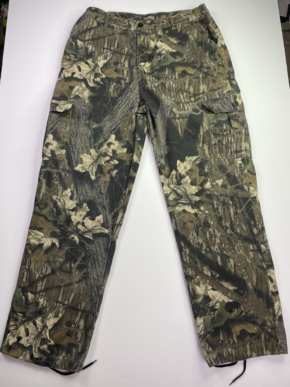 Mossy Oak Camo Pants Joggers Men’s Large Cinched Ankle Baggy Cargo Pant